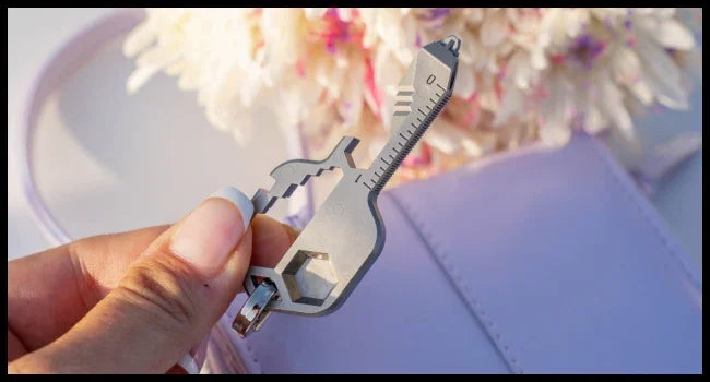 Key Multi-Tool — 16-in-1 Stainless Steel EDC Keychain Tool