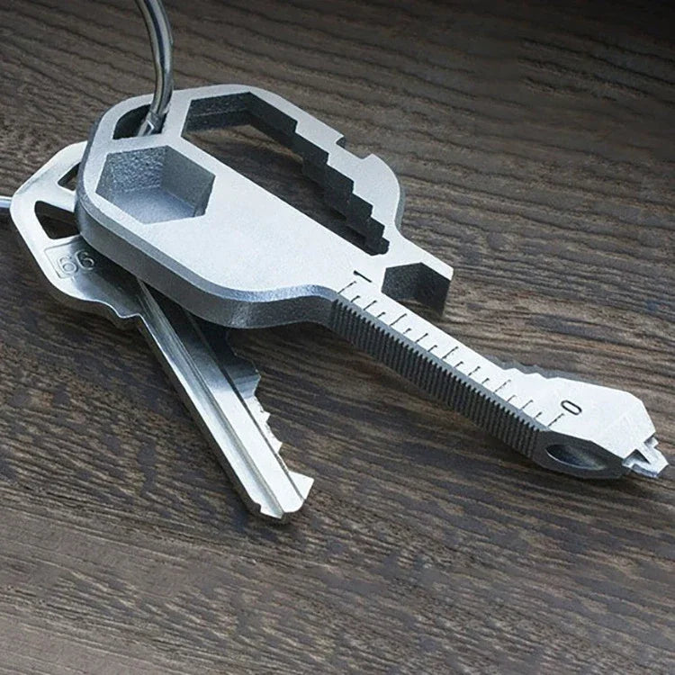 Key Multi-Tool — 16-in-1 Stainless Steel EDC Keychain Tool